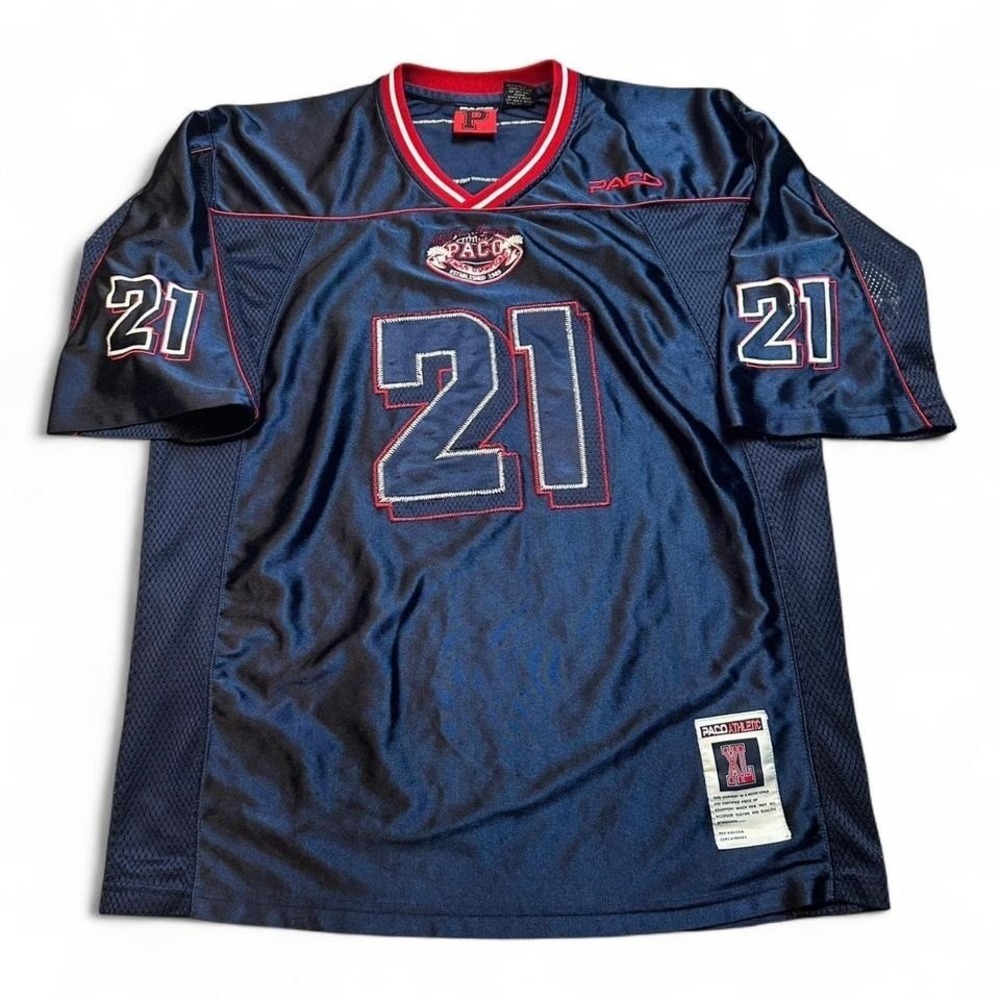 Vintage paco Jeans Y2K football jersey fits large